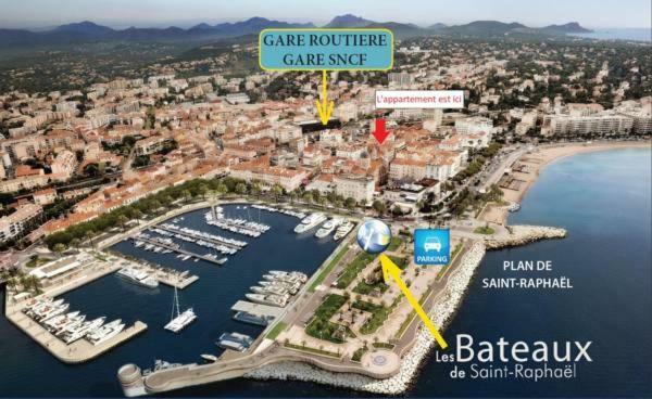 F2 Tres Cosy Leilighet Saint-Raphaël Eksteriør bilde
